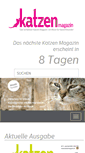 Mobile Screenshot of katzenmagazin.ch